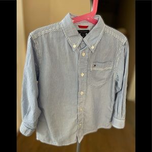 2/$15 Tommy Hilfiger Striped button-down size 4